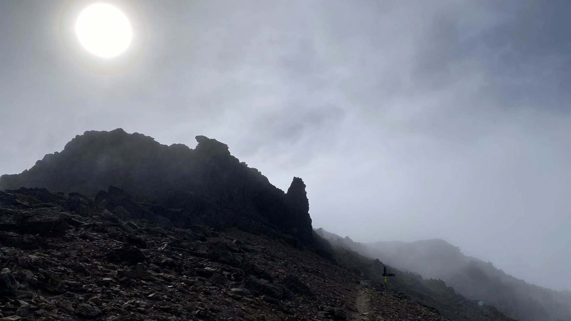 是光還是霧?神秘的玉山三叉峰